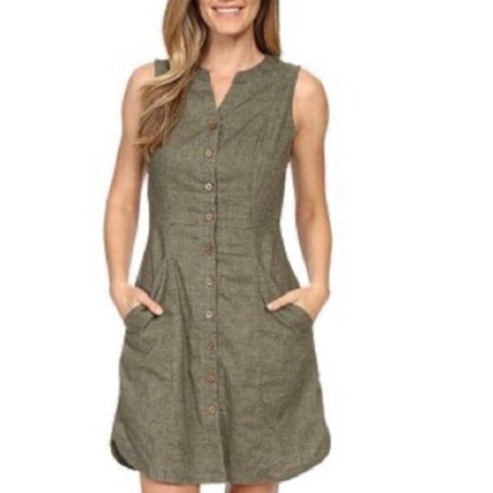Prana Reanne hemp tank dress L